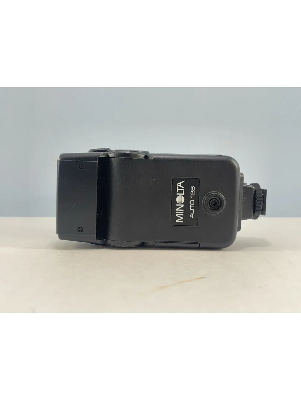 Konica Minolta Auto 128 Shoe Mount Flash for Film Camera Tested Working Read⬇️⬇️
